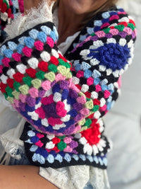 Colours croché | cardigan casaco