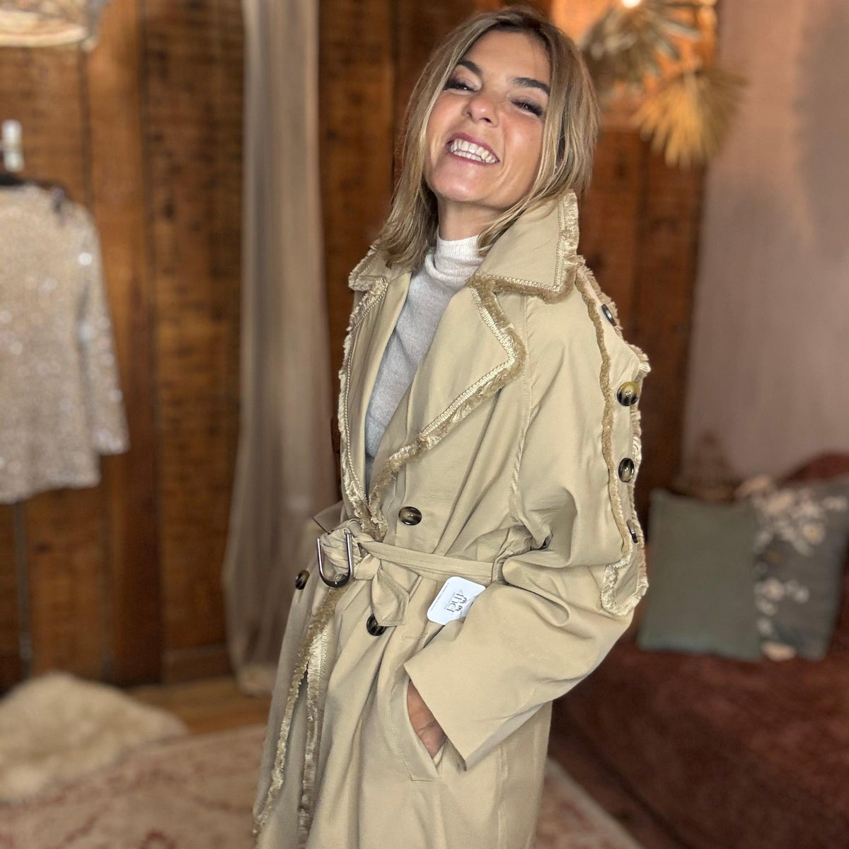 TE firma | Gabardina