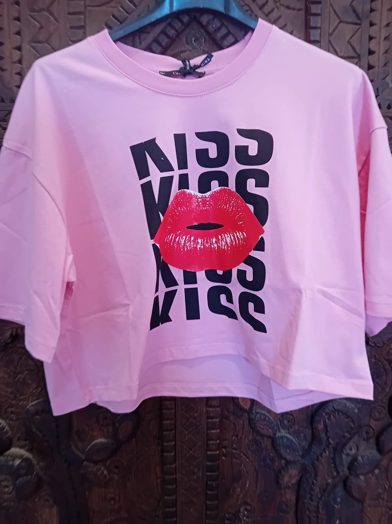 Kiss | T-Shirt Cropped