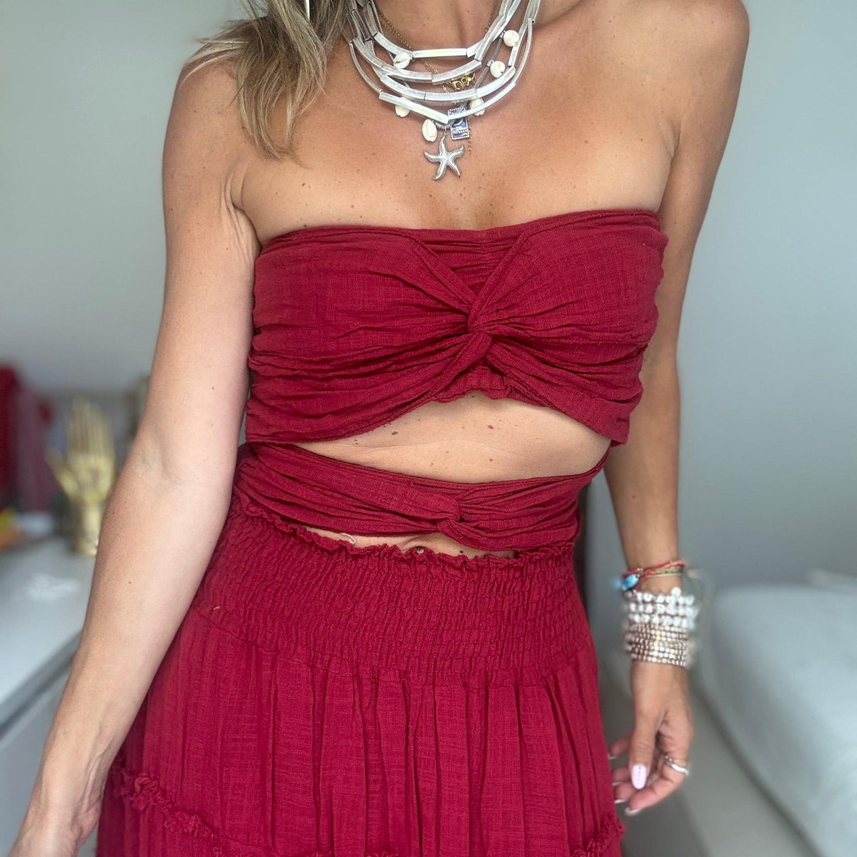 Vestido tomara que caia