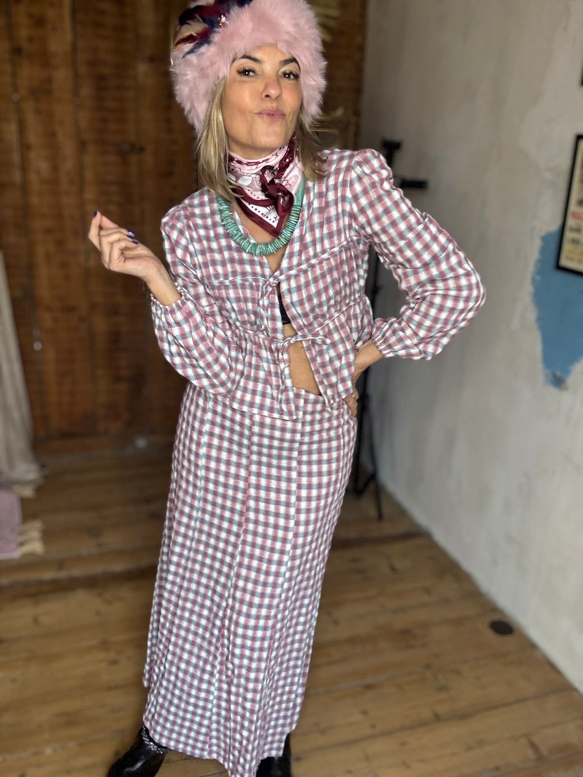 Lolita  | conjunto camisa e saia