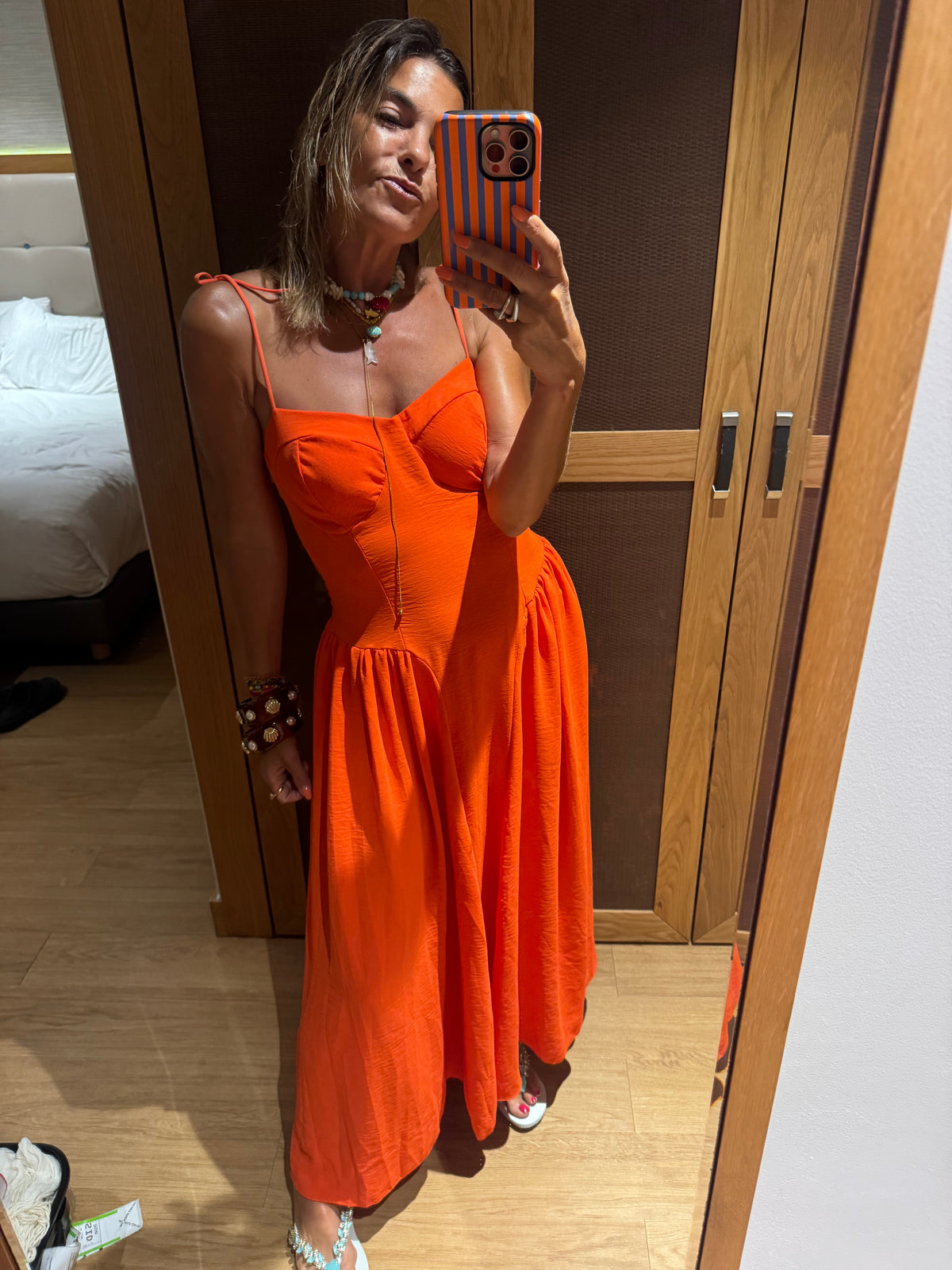 Orange | vestido