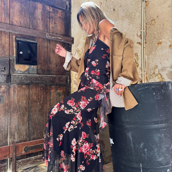 Flowers | Conjunto Top e Saia