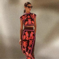 Brownie | Conjunto top e saia