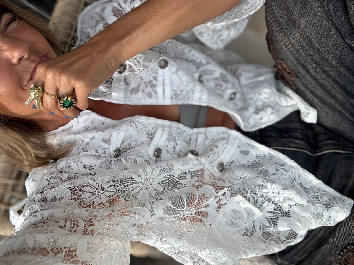 Napoleão lace | casaco jaqueta