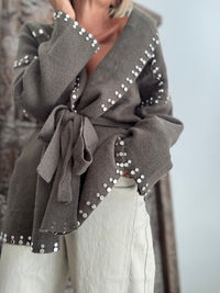 Tachas | cardigan casaco