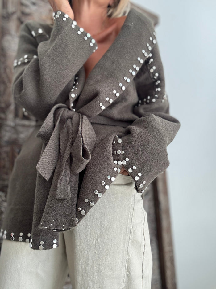 Tachas | cardigan casaco