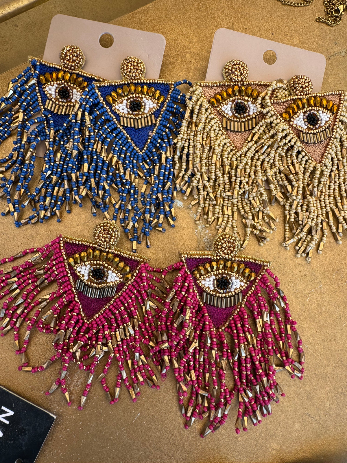 Eye beads | brincos