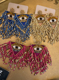 Eye beads | brincos