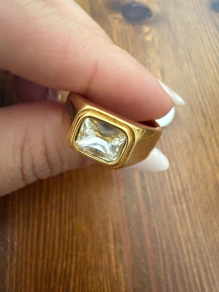 Cristal | anel