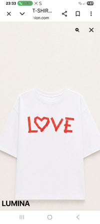 Love  | Tshirt oversized