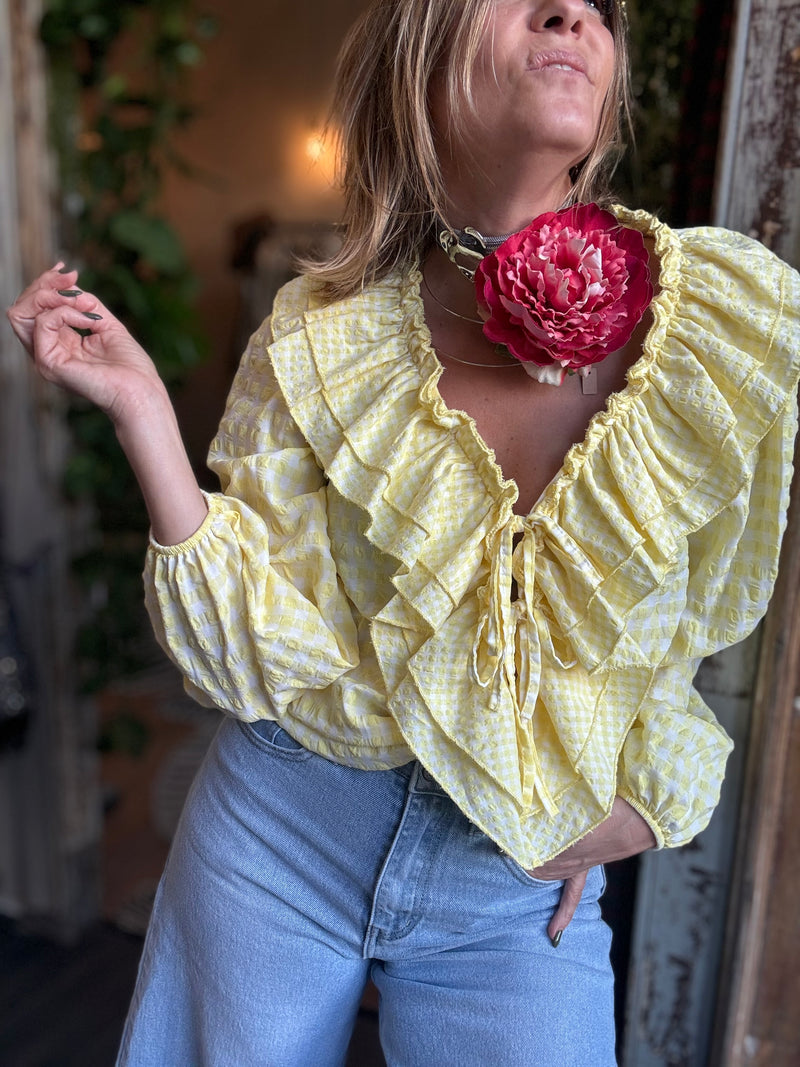 Sorriso | Blusa de Folhos