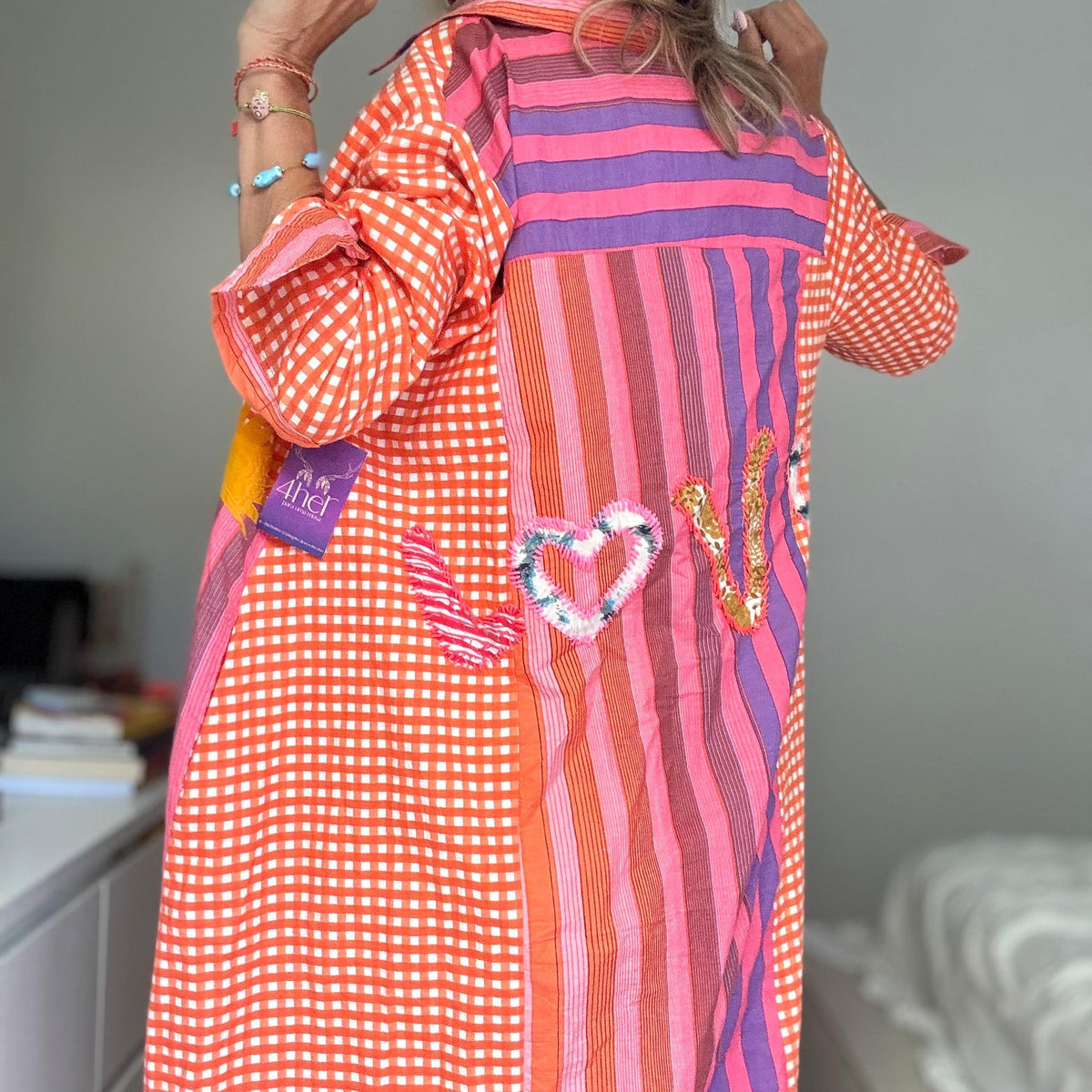 Kimono Étnico LOVE | vestido camiseiro