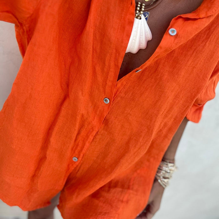 Cem linho | camisa oversized