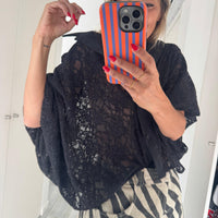 Black lace  |casaco