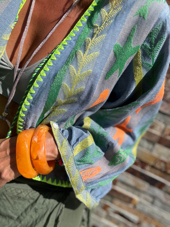 Tropical  | casaco curto