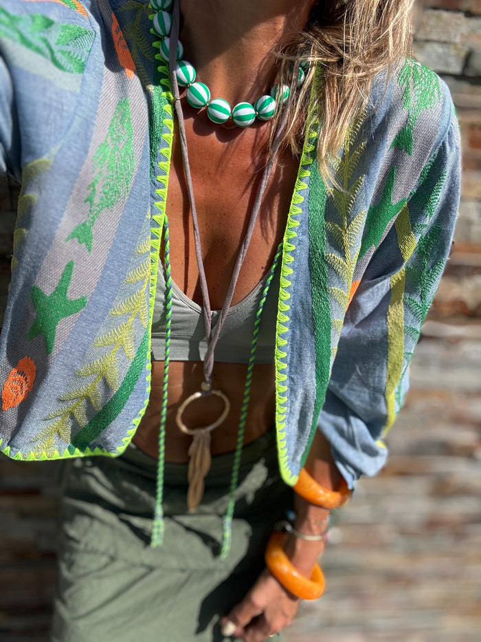Tropical  | casaco curto