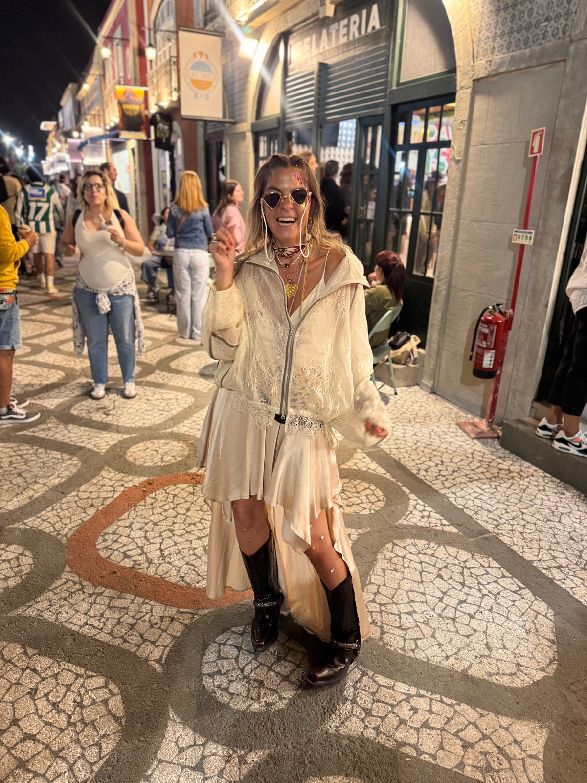 Bomber Boho lace