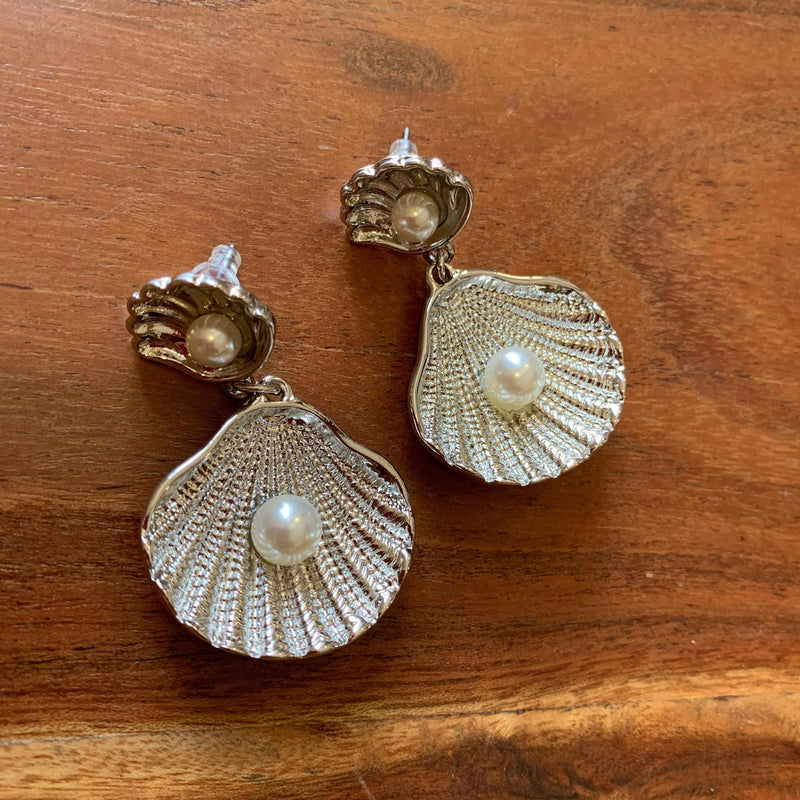 Pearl shell | Brincos