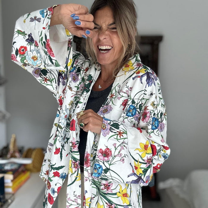 Floral | casaco Kimono