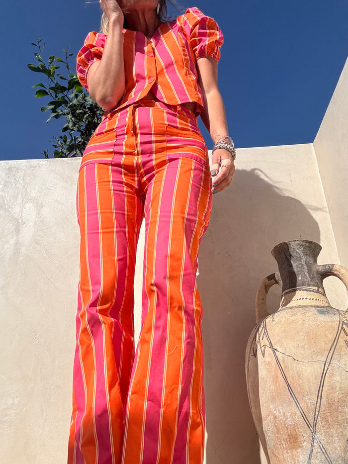 Santorini  | conjunto top e calças