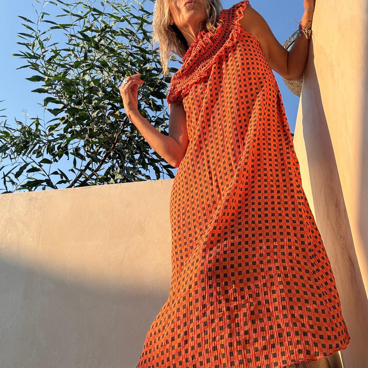Laranja | vestido