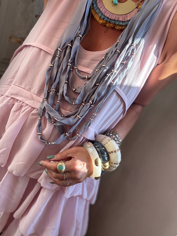 Multi silk  | Colar