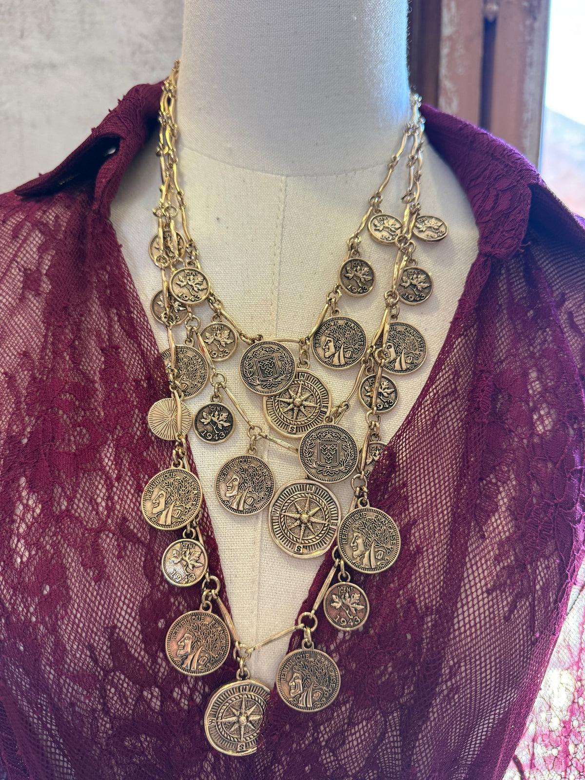 Medalhas triplo | Colar