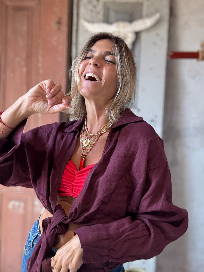 Basico  linho | Bolero top