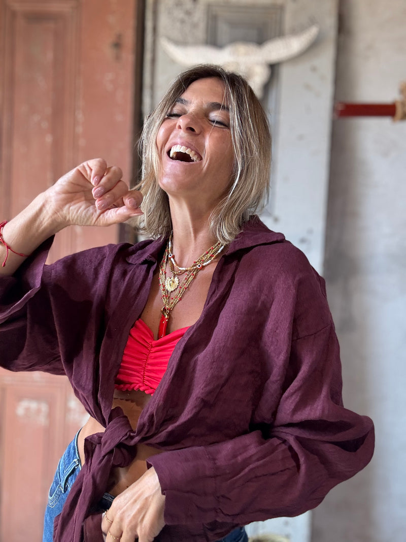 Basico  linho | Bolero top