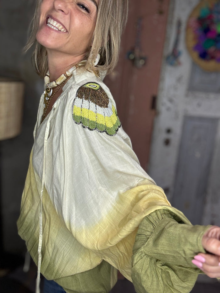 Wings Beads | túnica camisa