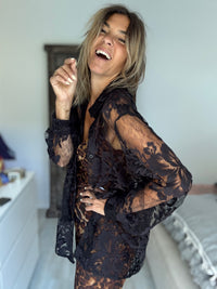 Fleur noir| camisa