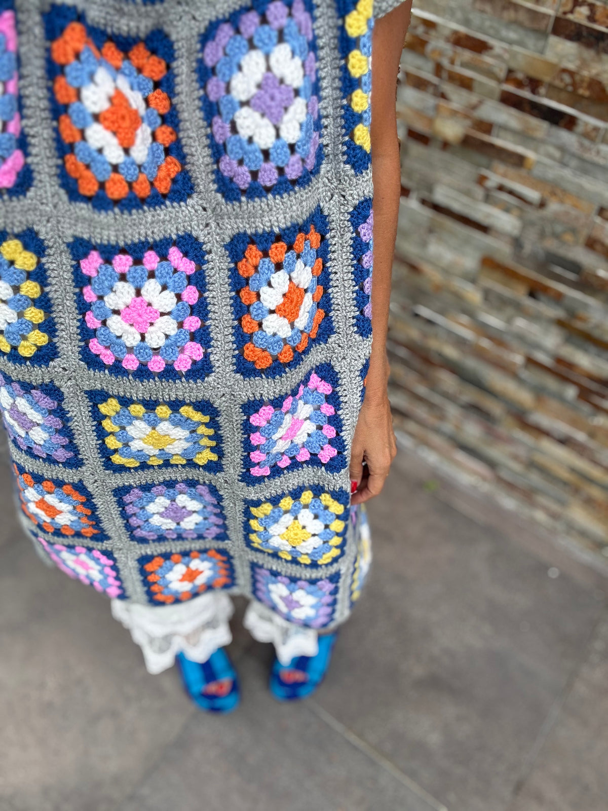 Musarte 4 croché | camisola vestido gola