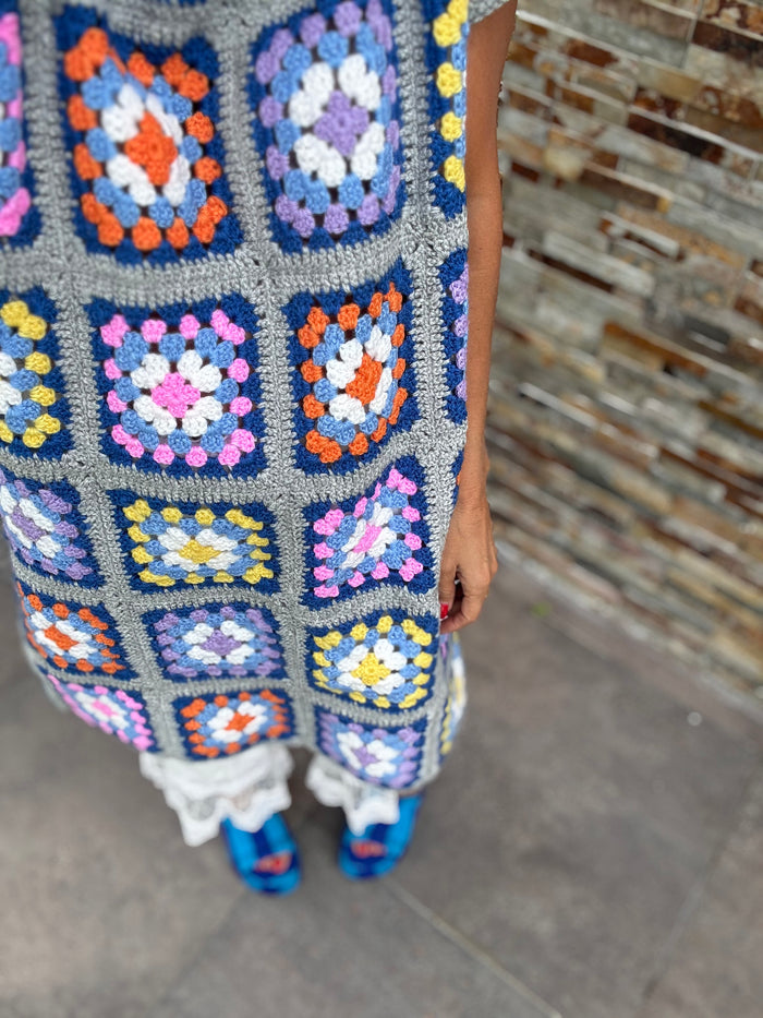 Musarte 4 croché | camisola vestido gola