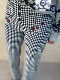 Vichy Blue | Calças