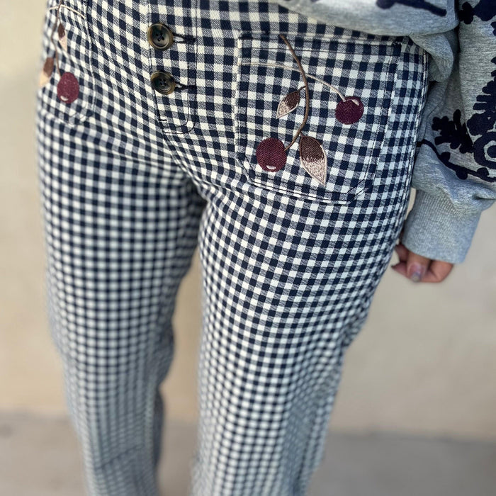 Vichy Blue | Calças