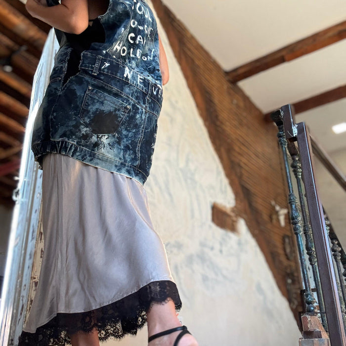 Now or never | peça upcycle MUSARTE