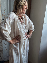 Nude | vestido Kimono