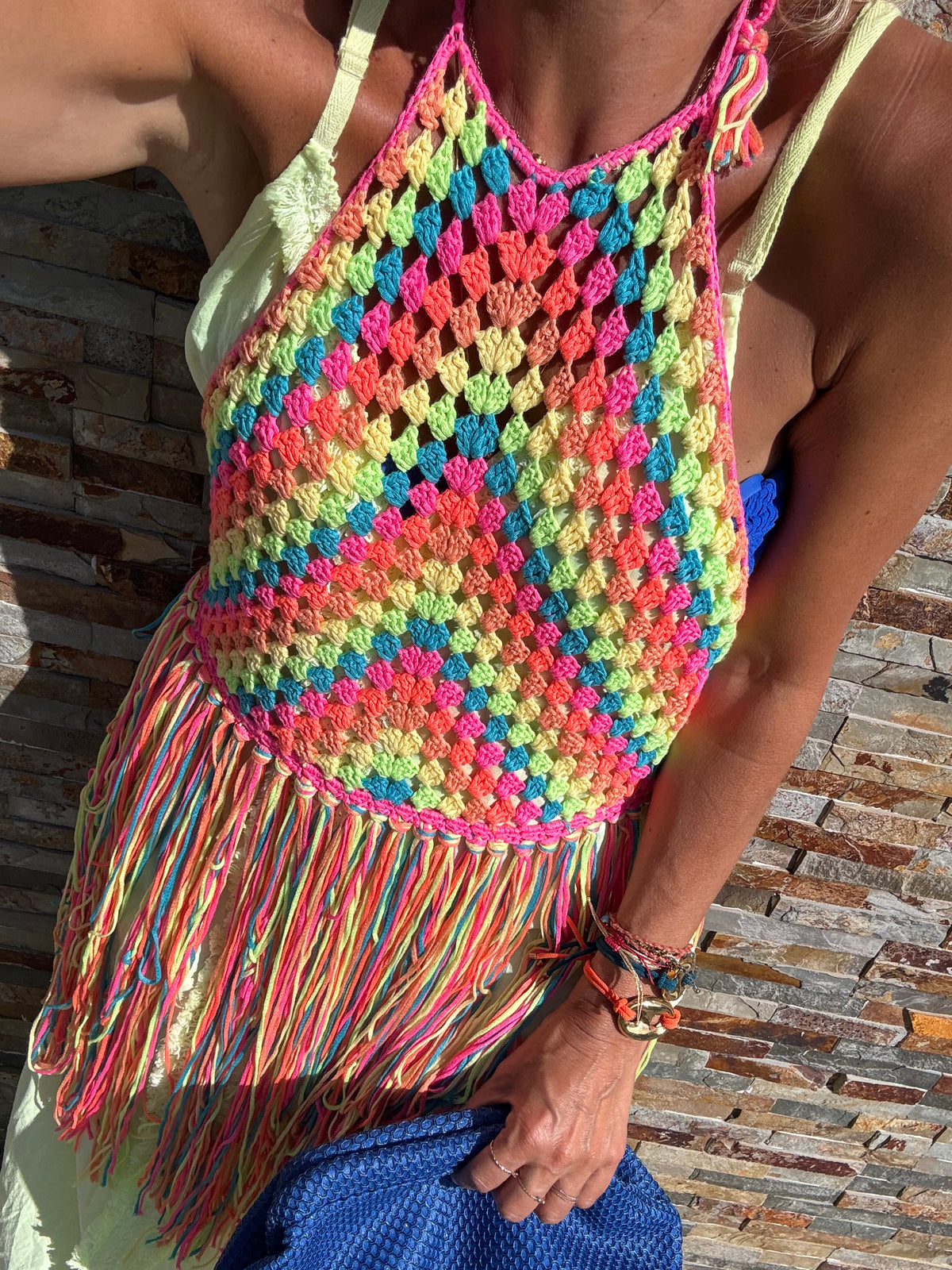 Neon croché | top