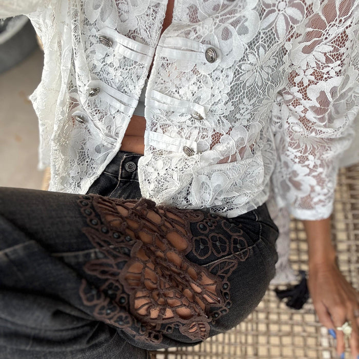 Napoleão lace | casaco jaqueta