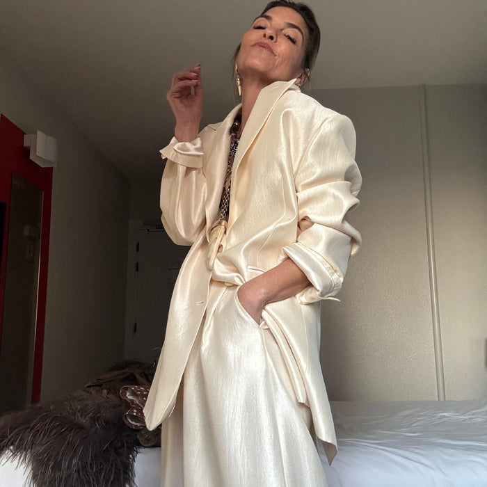 Pérola | calças e blazer