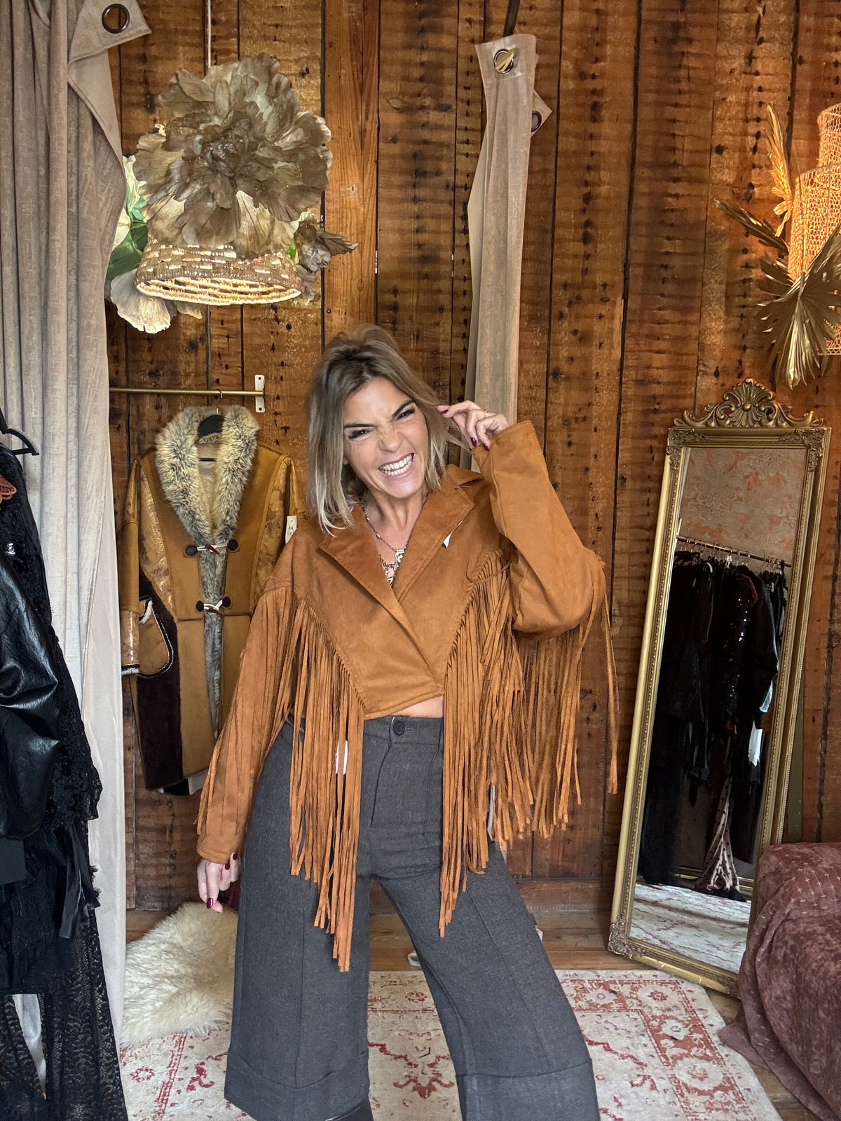 Cowgirl | Casaco franjas