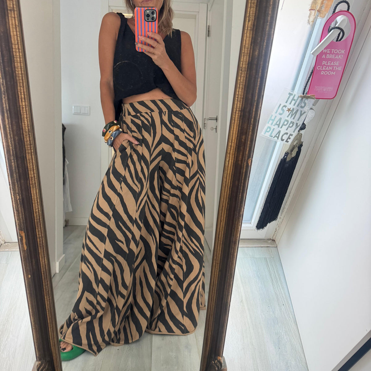 Pantalones zebra | Calças