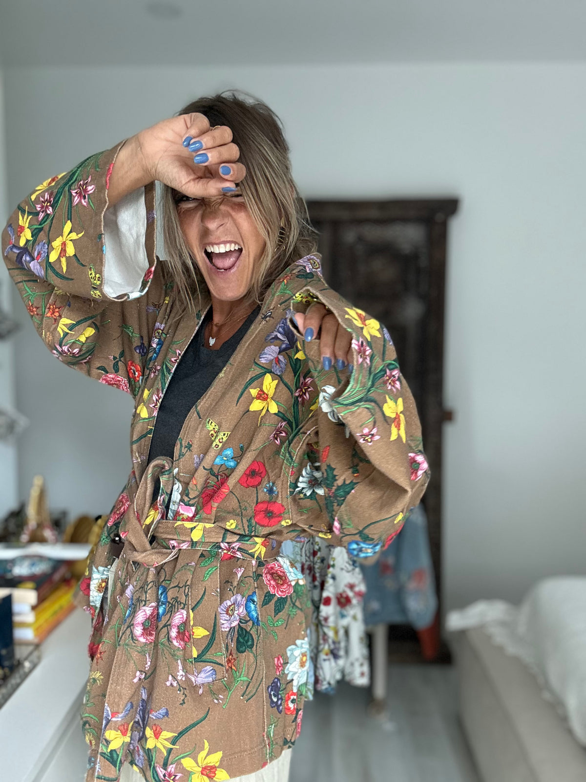 Floral | casaco Kimono