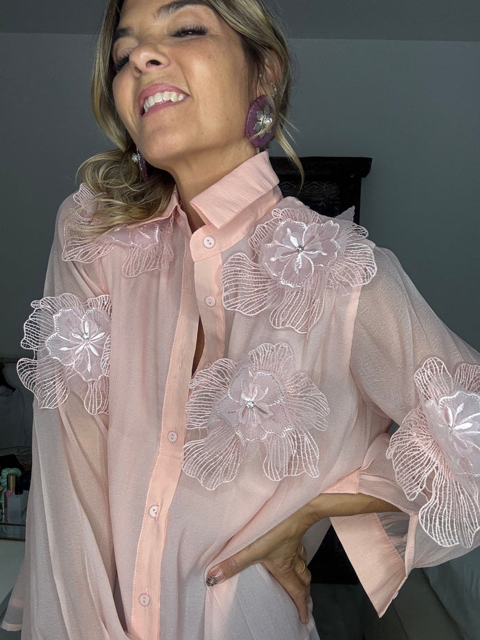 Camisa flores