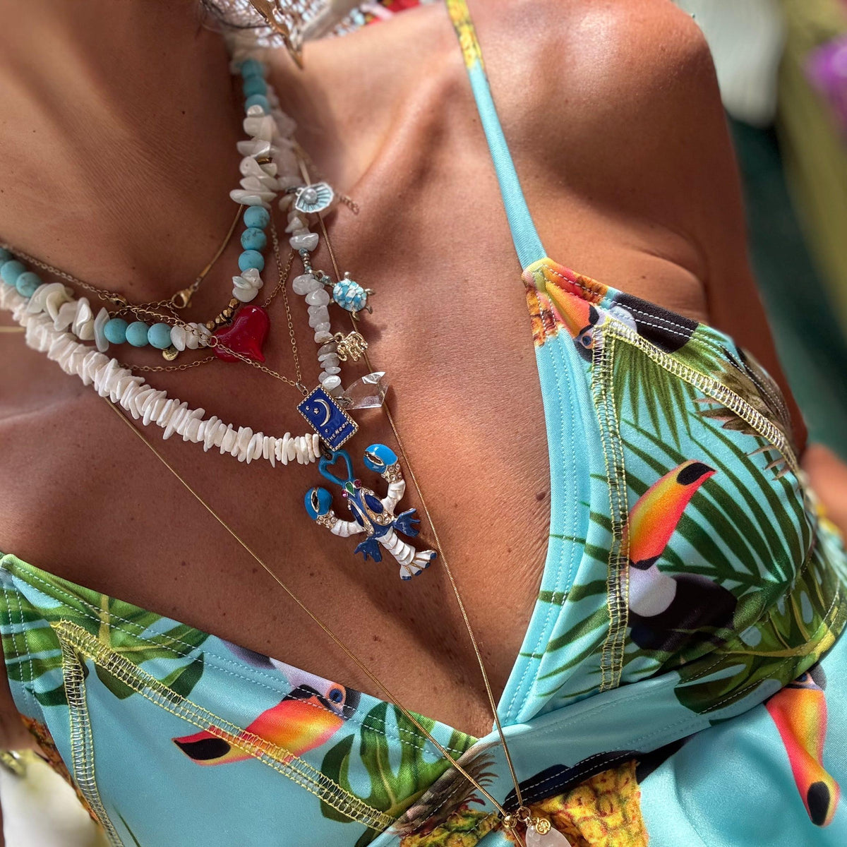 Lagostim azul | colar