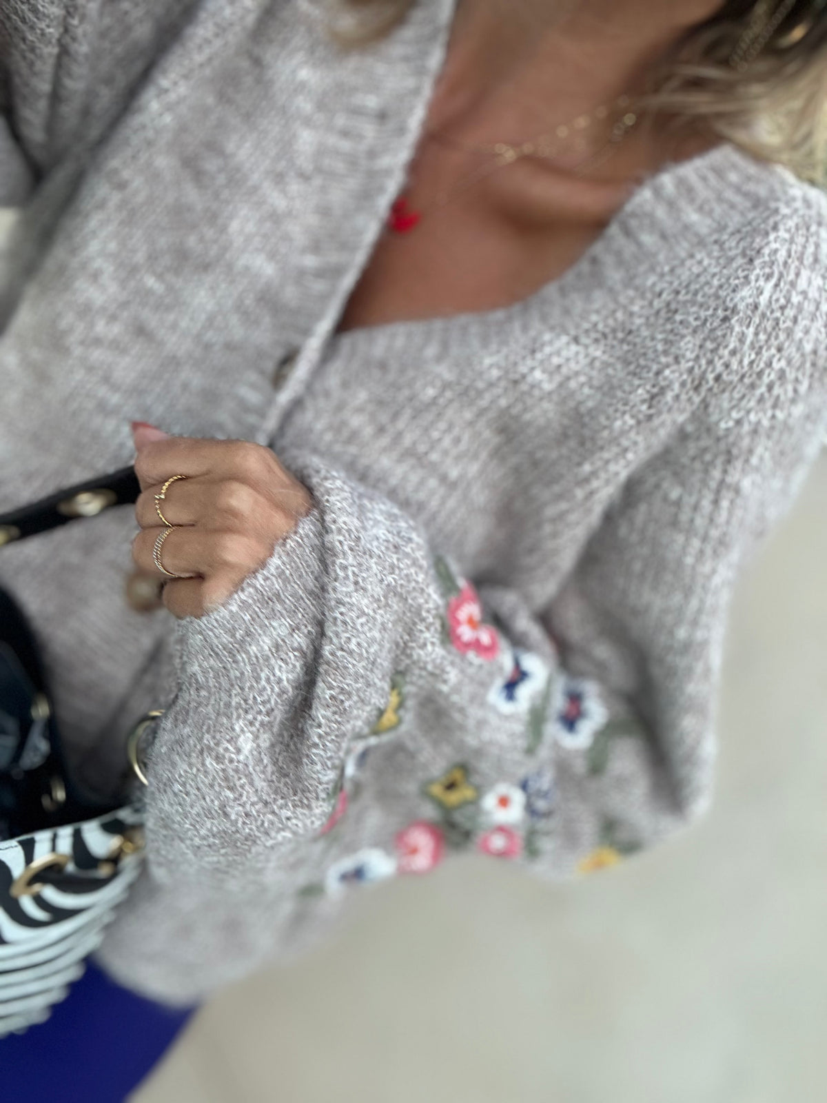 Nude garden  | casaco cardigan