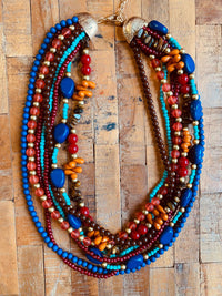Colours beads | Colar multi voltas curtos