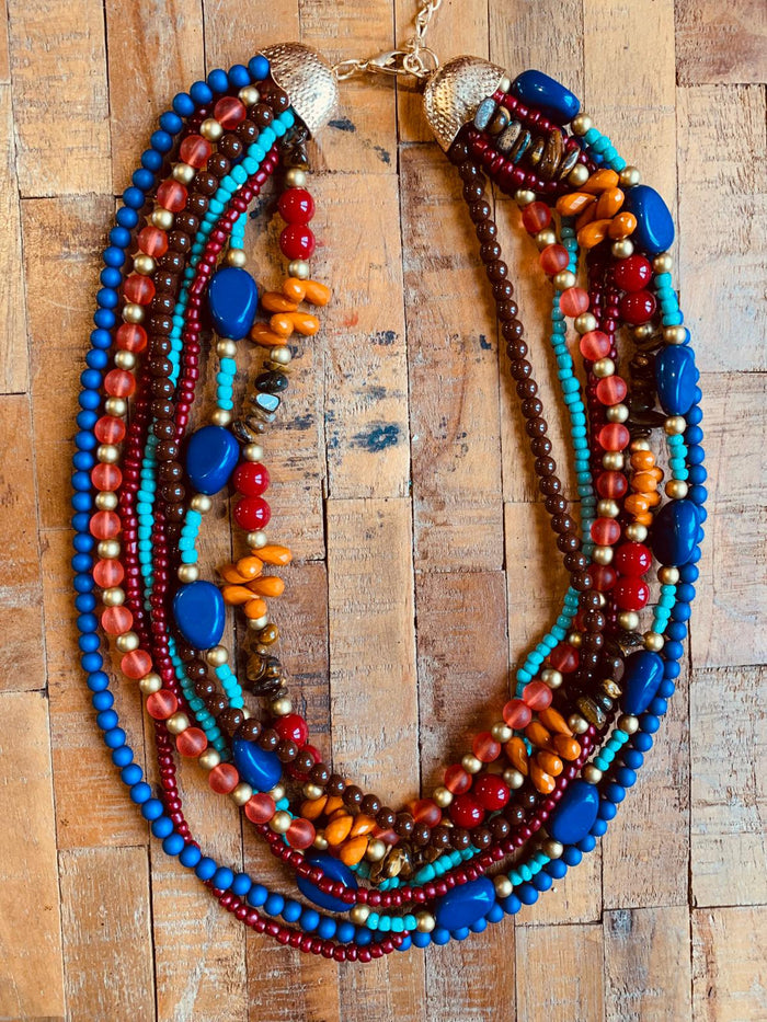 Colours beads | Colar multi voltas curtos