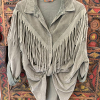 Goldie | Camisa franjas
